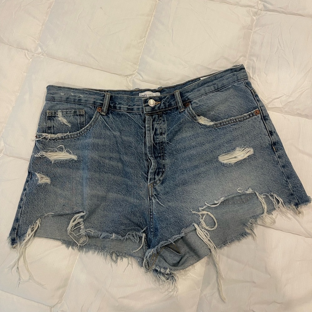 Zara denim shorts